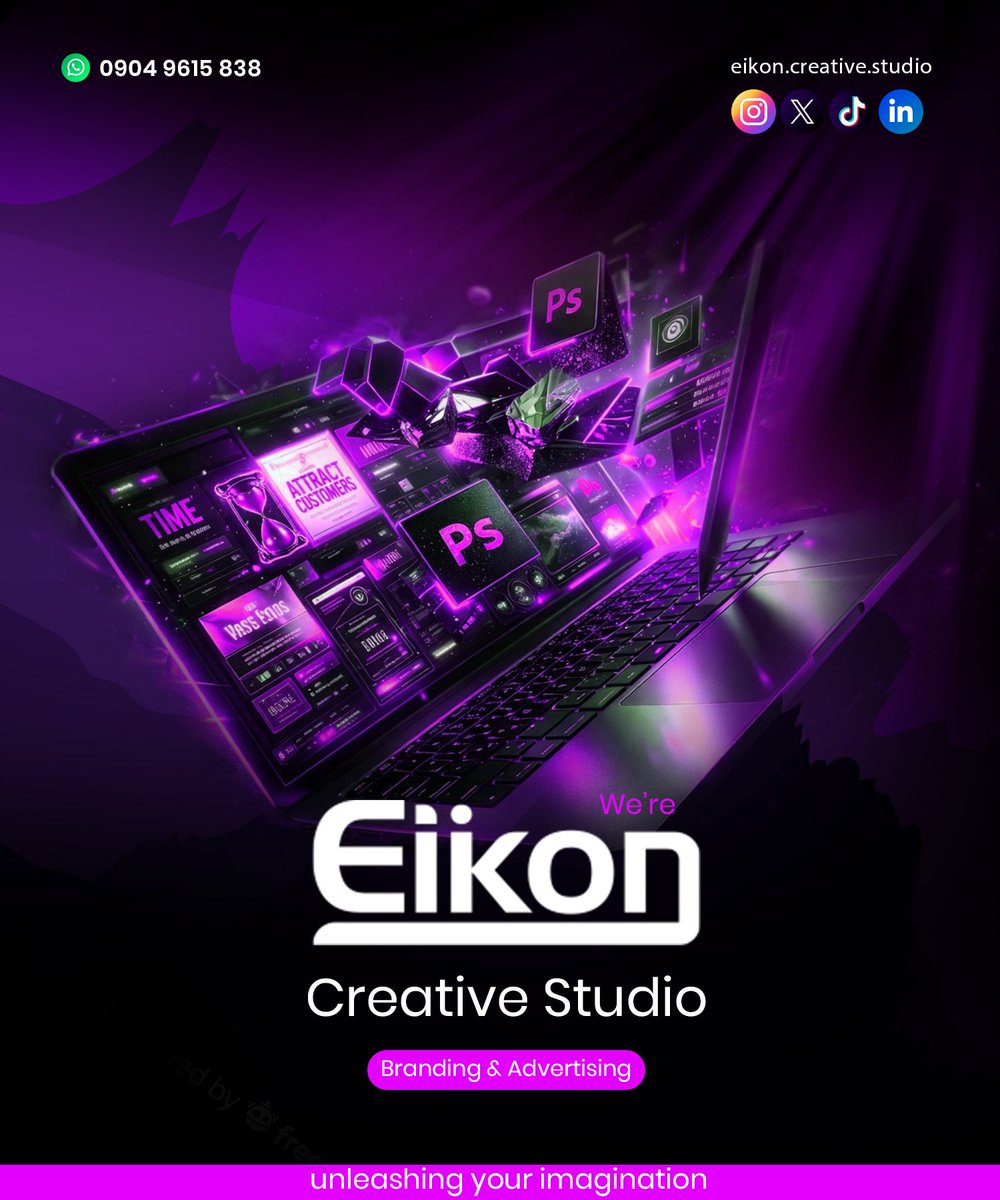 EikonStudi24044's tweet image. People judge your business by its cover. If your visuals look amateur, your customers will expect amateur prices. 
Eikon Studio is here to change that. We merge the fundamentals of design with high-end storytelling to give you a "Global Brand" presence. #EikonStudio #DesignROI