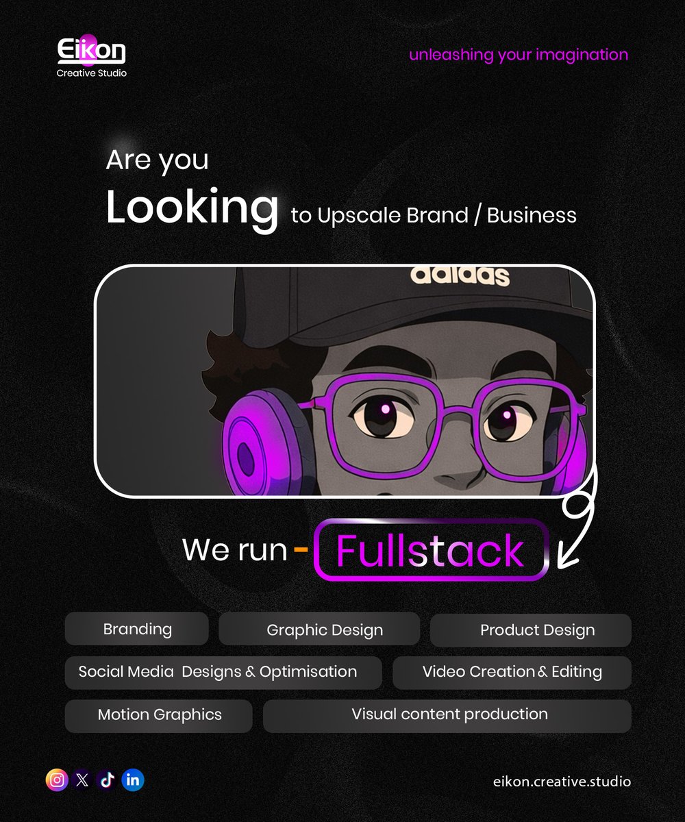 EikonStudi24044's tweet image. People judge your business by its cover. If your visuals look amateur, your customers will expect amateur prices. 
Eikon Studio is here to change that. We merge the fundamentals of design with high-end storytelling to give you a "Global Brand" presence. #EikonStudio #DesignROI