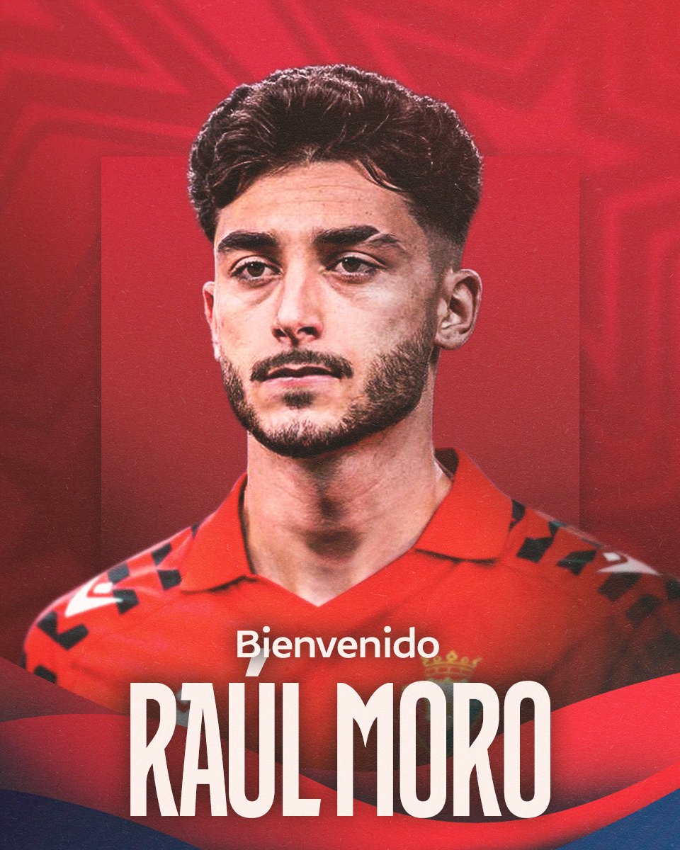 COMUNICADO OFICIAL | Osasuna ficha a Raúl Moro. 

osasuna.es/osasuna-ficha-…

#BienvenidoMoro #OngiEtorriMoro