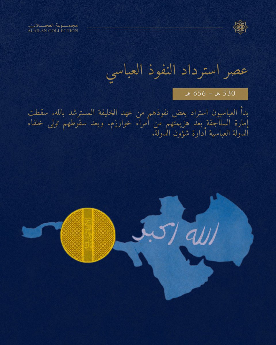 عصر إسترداد النفوذ العباسي 
530 هـ - 656 هـ