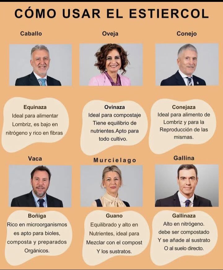 🤣😂🤣😂🤣😂🤣😂🤣😂 
#NoEsLaMagiaEspañola 🇪🇸
#SonTusImpuestosEspañoles 🇪🇸

Aprendan del estiércol español qué hay muchos y están llevando a ese hermoso país y que del primer mundo y que desarrollado 🙈 a un país bananero y en tan poco tiempo, ni Venezuela lo hizo tan bien 🤣😂