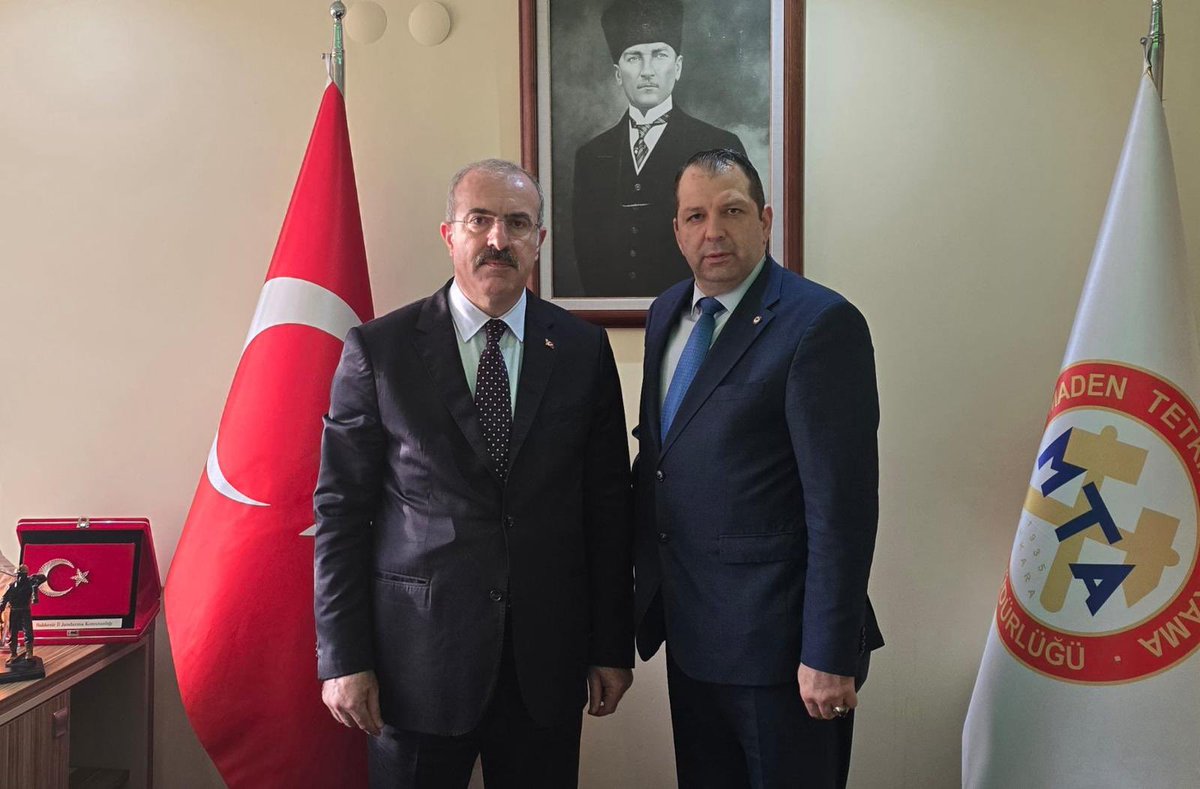 CanakkaleGovTr's tweet image. 📍 Maden Tetkik ve Arama (#MTA) Kuzeybatı Anadolu Bölge Müdürlüğü

Valimiz Doç. Dr. @omertoraman25, MTA Kuzeybatı Anadolu Bölge Müdür V. Özgür Özgüç’ü ziyaret etti.

#çanakkale #balıkesir