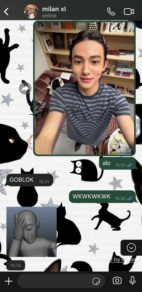 leoniverze's tweet image. milan abis dikasih pap nyimut sama seno: