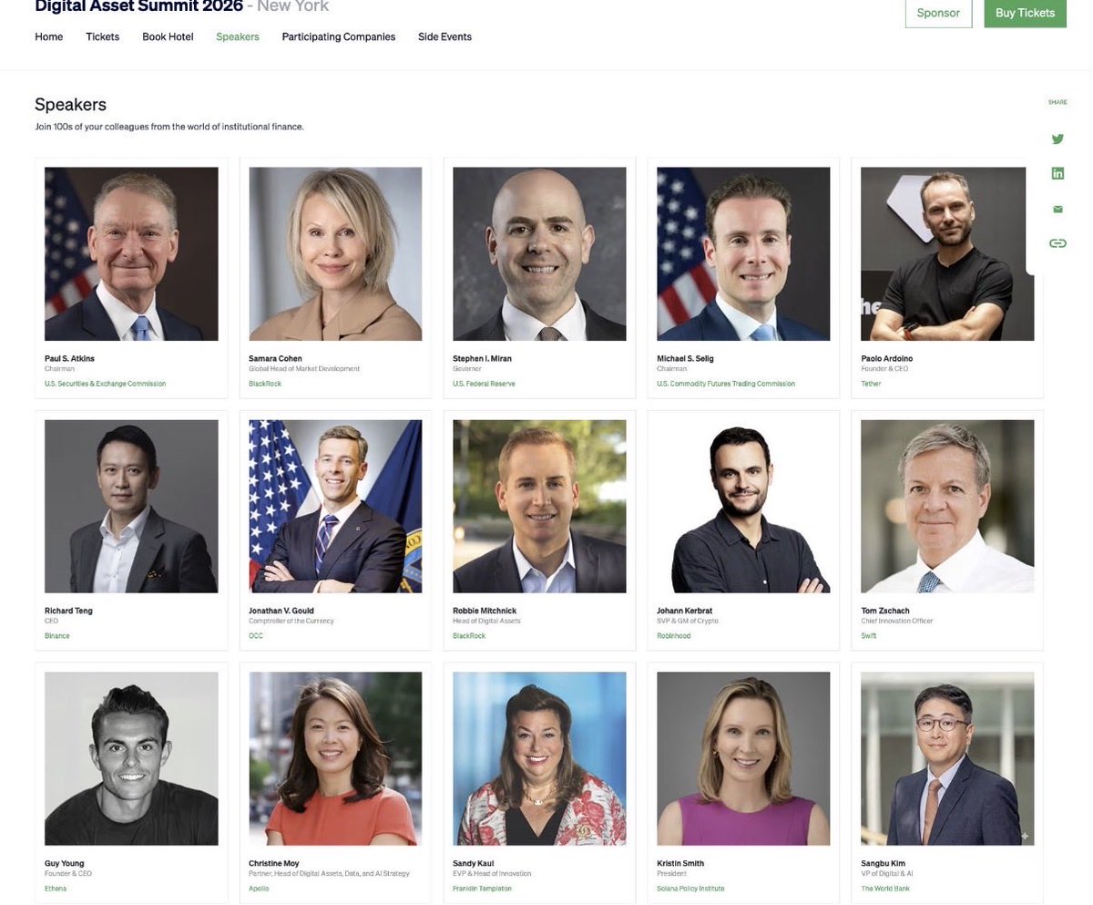 The biggest names in crypto. All in one place. Waiting to talk to us. I  dont want to miss DAS this year. @blockworksDAS