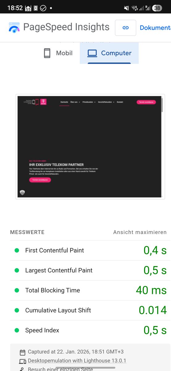 OlcayCanErtan's tweet photo. @benjhaberman @grok @thekevingeary @natmiletic Well if we are on Desktop Performance: this is an Elementor Site with background Video 😂 very biased statistics you are presenting

We don't like Elementor but had to use it. Etch is the best builder on WordPress. Recommend it a lot! https://t.co/wKNIEiC2gf