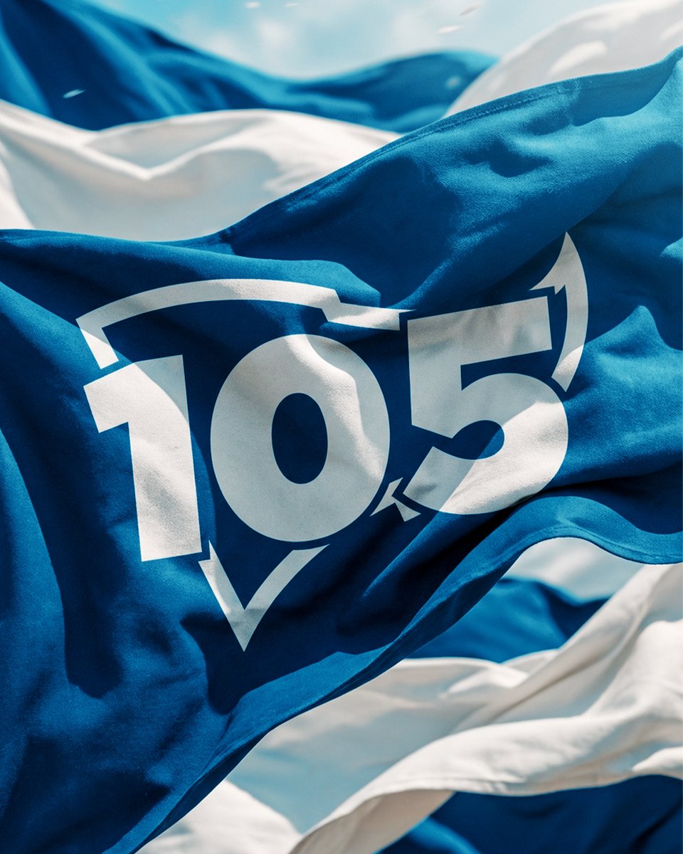 En la bandera 𝐚𝐥𝐛𝐢𝐚𝐳𝐮𝐥 bordé el amor más grande de mi vida ⚪️🔵

Zorionak, Glorioso!!! 🎂 

#Glorioso105