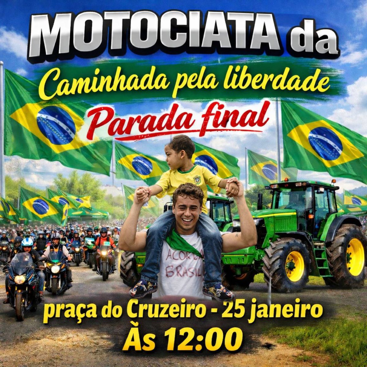 <a href="/BritainisCool/">JT</a> <a href="/enz_paulo38523/">Paulo Enz</a> <a href="/PianoJazzGold/">Piano Jazz Gold</a> <a href="/REJLYR/">`✵ RÊ LYRIO BOLSOLOVE ❤️22 27 K ✰.｡.✵°✵</a> <a href="/SodLinda/">Linda Sod 2</a> <a href="/Arthurmachadosp/">Arthur Machado</a> <a href="/5elemento/">Estúdio 5º Elemento</a> <a href="/tucarj54/">TUCArj54</a> <a href="/jmsfazendas/">José Maria</a> <a href="/JaneMariaDeMel5/">Jane Maria De Melo</a> <a href="/LadyDuchovny/">Luciana Dias 🌻🙏🇧🇷</a> <a href="/ILAPatriota/">ILA Bolsonaro 🇧🇷💚💛🇧🇷</a> <a href="/MonteiroDjair/">Djair Monteiro</a> <a href="/SILVFIL/">JORGE SILVA ♿1️⃣9️⃣5️⃣9️⃣🇧🇷🇧🇷🇧🇷</a> <a href="/mp19782026/">hpm@🇧🇷@🇧🇷@🇧🇷@$</a> <a href="/MariceliaDias1/">Maricelia Dias</a> <a href="/wilson_vermelho/">Wilson Ferreira 🇧🇷</a> <a href="/miltoncloss/">milton closs</a> <a href="/mello65440/">🇧🇷Márcio Mello🇧🇷</a> <a href="/MitsouPingoAbel/">Pingo&Abel</a> <a href="/FCollpy/">Fernando Collpy</a> <a href="/HeitorSilv99629/">Heitor Silva da Rocha Neto</a> <a href="/HelenaR52313180/">Helena Ramos🍞☢🧞‍♂️🎭🇧🇷🇧🇷🇧🇷</a> <a href="/FranciscoM33466/">Francisco Micena</a> <a href="/ZMenngo/">Zico Dog Mengo</a> <a href="/elissonma/">Elisson Marques</a> <a href="/leiladejesus25/">Leopoldina From Maranhão 🤠☺️🚫</a> <a href="/BolsoMaraP/">Mara-vilha 🇧🇷</a> <a href="/Rafalogan/">Rafael G.🇧🇷🏴Luto pelo Brasil⚔️✝️📖</a> <a href="/gloriaserra6/">Gloria 💚 🧡 🇧🇷 🇺🇲 🇮🇱 🇮🇹 🇦🇷 🇵🇹 🇸🇻</a> <a href="/adrimmm0407/">Adri</a> <a href="/GilmaCoelho/">LEBRE</a> <a href="/haroldo_bf/">Haroldo B. Filho</a> <a href="/dinoboy1962/">Dino Mattos🇧🇷🇧🇷🇧🇷🇧🇷</a> <a href="/AnaMaria3165/">Ana Maria Damasceno</a> <a href="/CarlosC31981017/">Monge das Ruas Nuas</a> <a href="/AugustoNun37530/">Augusto Nunes</a> <a href="/FatyNogueira/">Faty Nogueira</a> <a href="/C18742731Carlos/">Carlos Carvalho</a> <a href="/Nalvinha40/">Nalvinha Santos</a> <a href="/oproprioguedes/">Guto Guedes</a> <a href="/UserNew723983/">Jandira Rodrigues De Oliveira</a> <a href="/RobsonFlorncio5/">Robson Florêncio</a> <a href="/Nelsinho_Hoff/">ℕ𝕖𝕝𝕤𝕚𝕟𝕙𝕠</a> <a href="/br_espanhol/">Espanhol🇧🇷 🇺🇸 🇮🇱 🇪🇸</a> <a href="/CarlosA69235987/">Carlos André🇧🇷</a> Dia 25 de janeiro, às 12h, na Praça do Cruzeiro, em Brasília. Nos vemos lá. 🇧🇷

#AcordaBrasil #MarchaPelaLiberdade