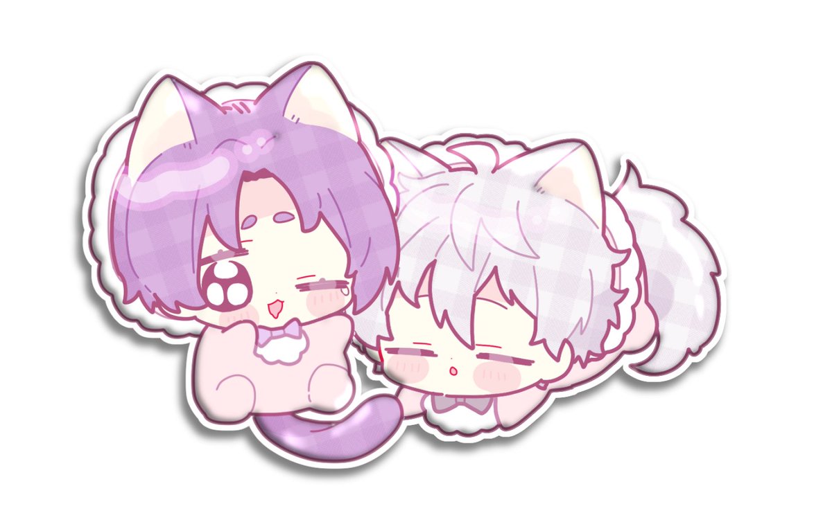 「くりすたのぷっくりシール加工かわいい」|૮ . ̫ . ა ⸝꙳のイラスト