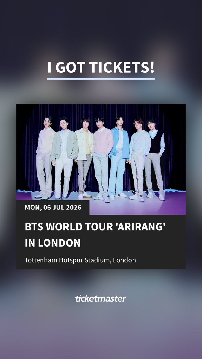 Natnatt98's tweet photo. LETS GOOOOOOOOO!!!! 😭💜 #BTS_ARIRANG #BTSComeback2026 #btslondon https://t.co/eE9M2QJsXJ