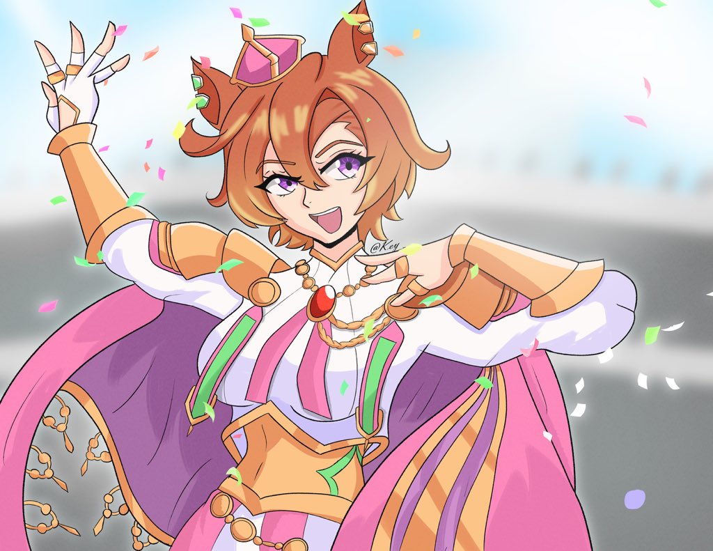 TheKeySoup's tweet image. The Overlord of the Century's End
T.M Opera O herself 
#umamusume #ウマ娘