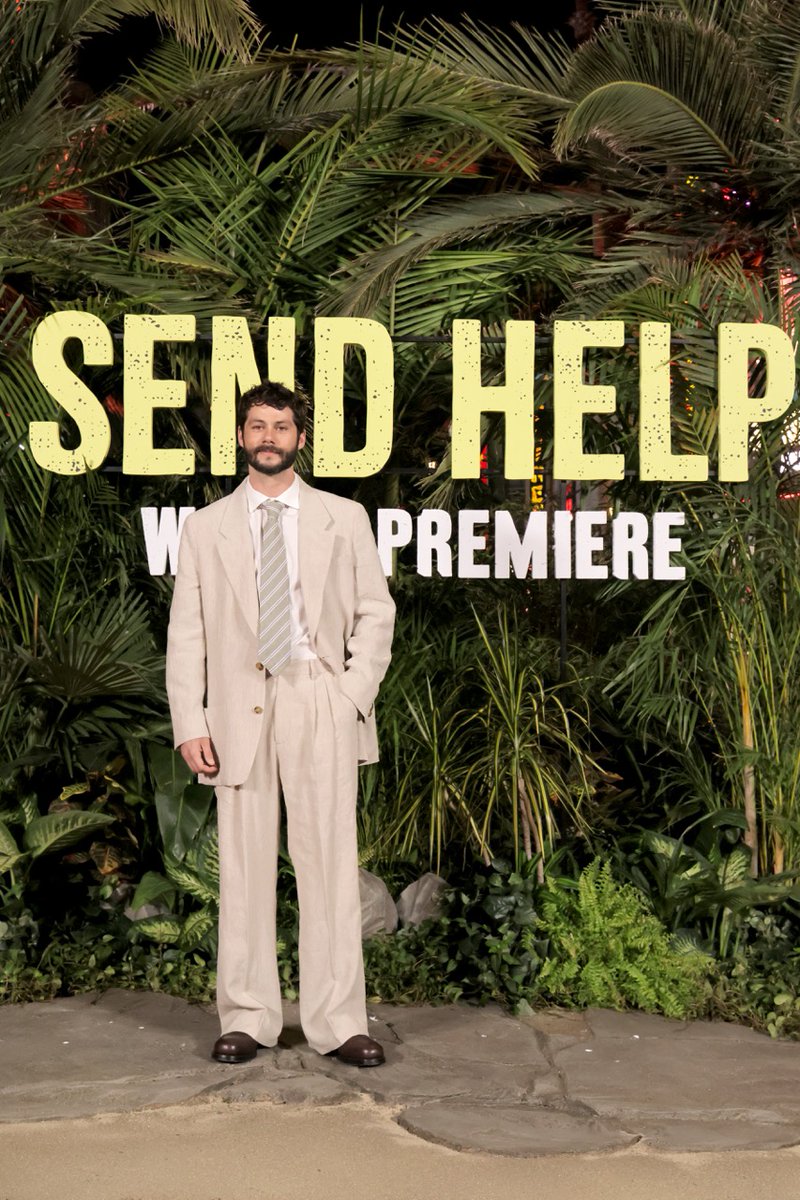20thCenturyFR's tweet photo. L'équipe de Send Help a foulé le tapis rouge lors de la première mondiale à Hollywood ! 

#SendHelp, le 11 février au cinéma. https://t.co/fg8TRiCEqR