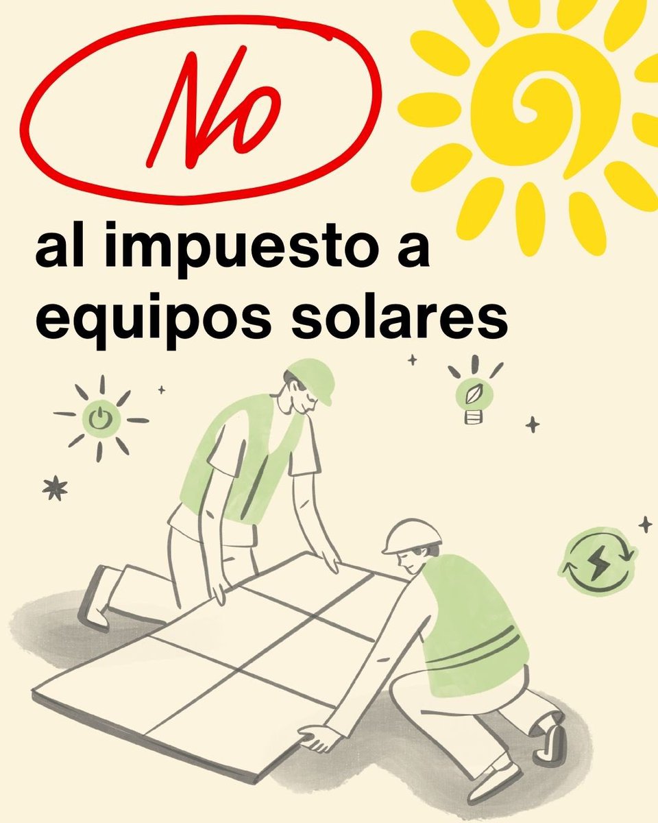 Que brille la energía renovable.