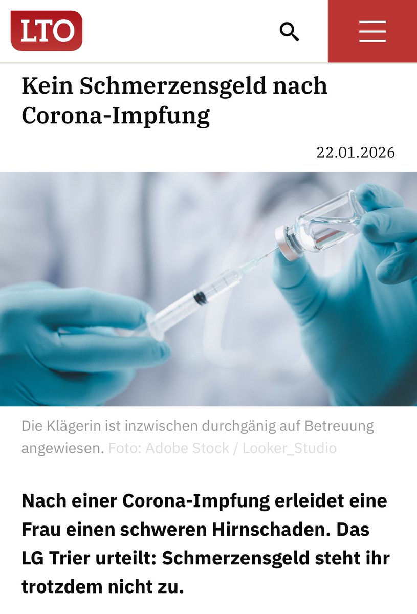 „Die Kammer gehe davon aus, dass der Impfstoff grundsätzlich ein positives Nutzen-Risiko-Verhältnis gehabt habe. Das hätten Experten zuvor bereits abgebildet. Daher werde von einem weiteren Gutachten abgesehen, sagte die Richterin. Auch der Anspruch der Klägerin auf eine