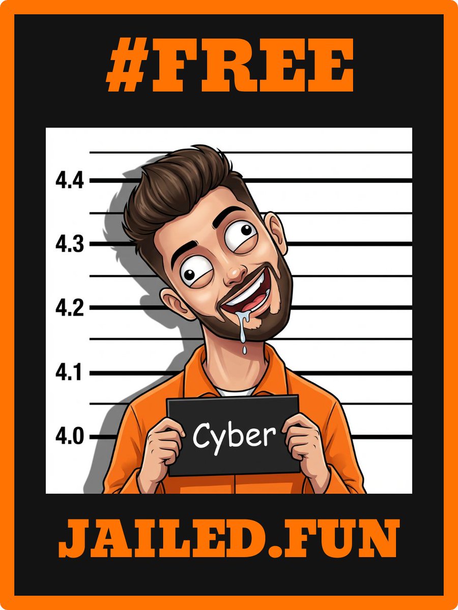 Cyber_Call's tweet photo. i got life sentence 😭💀

moving into @Jaileddotfun soon

[ drop your mugshot here👇] https://t.co/uRaLQkD8If