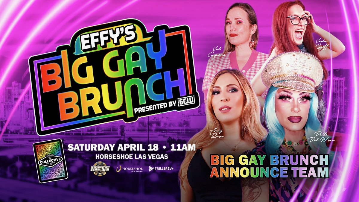 EFFYlives's tweet image. *EFFY’S BGB VEGAS UPDATE*
#EFFYBGB11

Our baddies club announce team returns!
@TheGlamazonPDM 
@itsvedatime 
@RumbleBunny777 
@valcapone 

Get Tix:
EffyBGB26.eventbrite.com

Saturday, April 18th/11AM
Horseshoe Las Vegas
Live on @Triller_TV