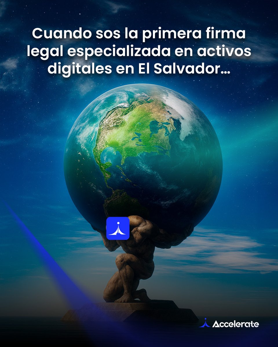 Ser pioneros no es fácil… pero alguien tenía que hacerlo 😅⚡

En Accelerate llevamos sobre los hombros el compromiso de guiar al ecosistema Web3 con claridad legal, licencias, tokenización y estructura sólida.
Si tu proyecto necesita respaldo real, estamos aquí para ayudarte.