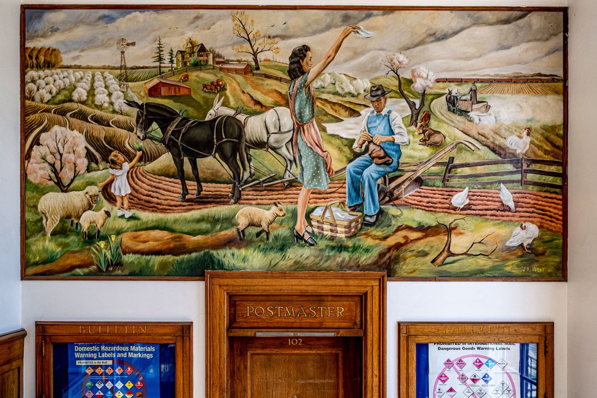 New Deal Murals tweet media