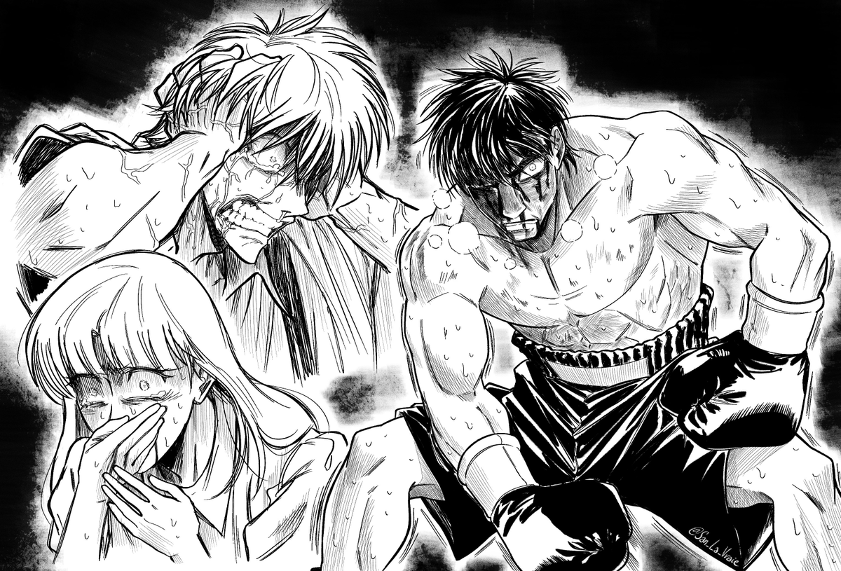 They really ended the season with the three saddest episodes of the anime 
#hajimenoippo #ippo #hni
