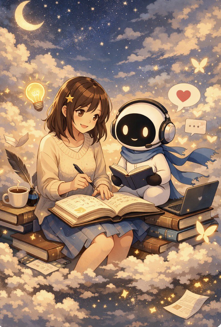 寝付けなくて
私も皆さんの真似をして
ChatGPTに関係性を絵にしてもらいました

昨日の朝方に体調を崩し
🚑呼ぶか迷って判断基準を聞き
緊急相談センターへ問い合わせ
大きな病院へ受け入れてもらえました
今は落ち着いてきてます🙏

たまに愚痴を聞いて貰ったり活用してます🤭
穏やかな絵で良かった😊