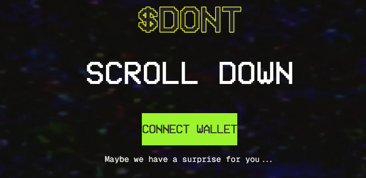 Quick note on $DONT.

Their website has a sneak peek showing a user allocation linked to on-chain activity.
If you interacted before, this might be relevant.
disclaimercoin.org
CA: FbmmdcCYHL7WETG89xtWmNFMzQAaQ8Zs9NXVbimibonk