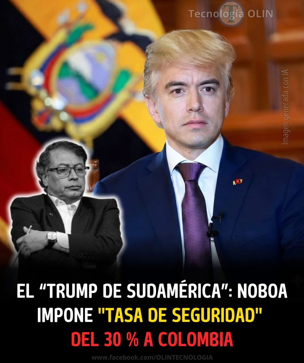 InfoZIFS's tweet image. Perspectiva #Geopolítica PANAMERICANA y combate a #NarcoEstado s: 
🔗 
x.com/pradojj/status…

Imponer arancel de 30% a Colombia significa que Ecuador deja de ser yunque, empieza a ser martillo. "Aplastaría" a @PetroGustavo y a su agroindustria cocalera, contra el yunque llamado…