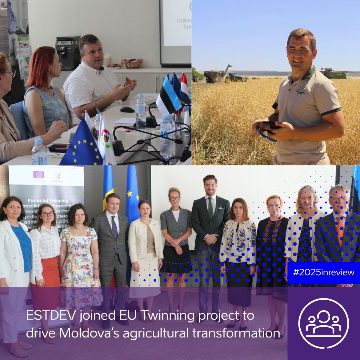 🚜#ESTDEV joined EU Twinning project to drive Moldova’s agricultural  transformation🌾

🇲🇩🤝🇪🇺🇪🇪🇳🇱 Last summer, Estonia, the Netherlands,  EU and Moldova launched a new EU initiative with the aim to align Moldova’s agri-food public financing system with EU standards and to help