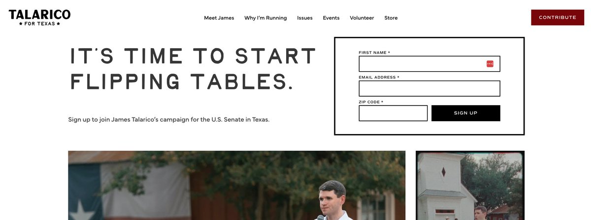 When it comes to campaign websites, there's a well-established pattern of what works and therefore w