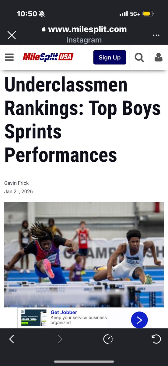 thecoopmethod's tweet photo. best in the state, one of the best in the country 

Ran for the first time on an indoor track at the Jimmy Carnes Invitational 2026 and didn’t get what i personally wanted due to injury and prior fatigue, but we are SO back! #trackandfield https://t.co/JcSSyNL9DI
