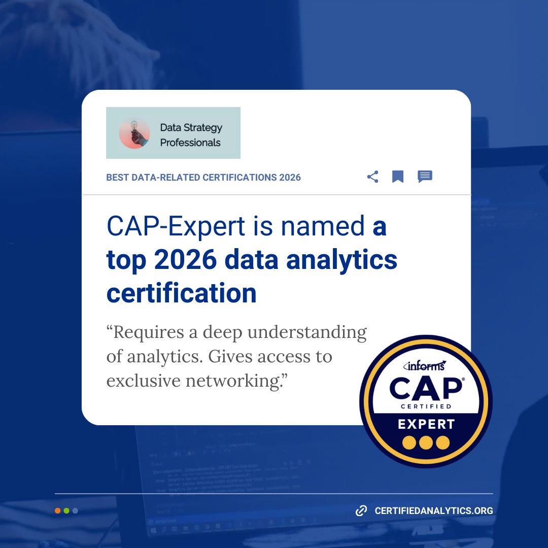 CertifiedAnalytics tweet media