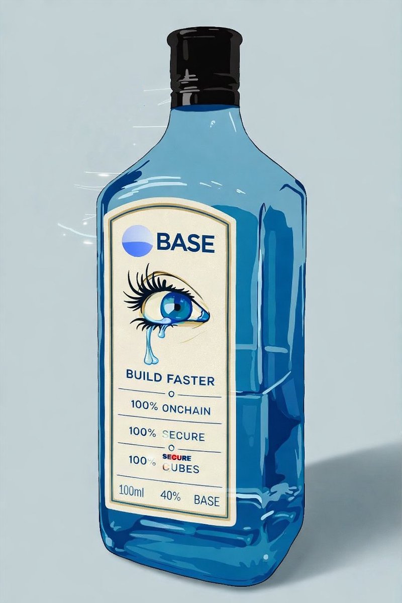 vvilona_'s tweet photo. The cure for network congestion. 🧪
100% concentrated onchain power. No fillers, just pure speed.
Warning: May cause extreme productivity. Drink up. 🔵💧
@base 
@baseposting https://t.co/pr3DsCDN6q