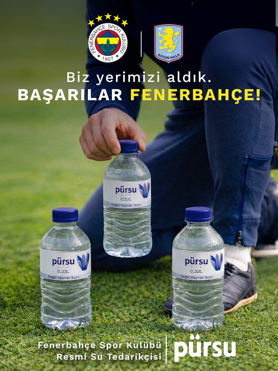 Biz yerimizi aldık. Her zaman yanındayız. 
Avrupa Yolculuğunda Başarılar Fenerbahçe! 💛💙 <a href="/Fenerbahce/">Fenerbahçe SK</a>