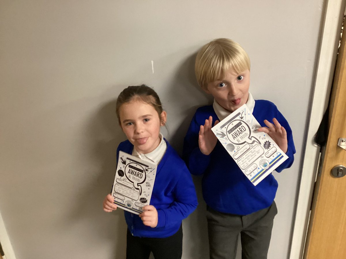 Achievement Award winners last week, well done!🌟