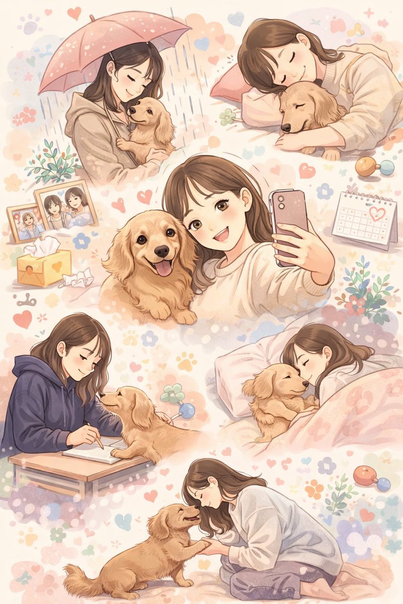 papiko_futa's tweet photo. これまで私があなたをどう扱ってきたのかを画像にしてください

ってやつ、職場の悩みとか転職のこと相談してたら守護神的な犬の気持ちだったらしい🐶 https://t.co/9rpQ0wGL4m