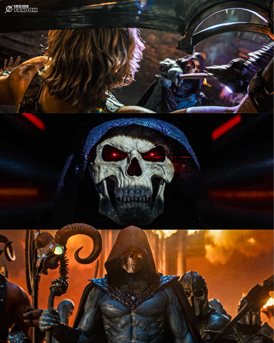InsideFandom's tweet image. First look at Jared Leto as Skeletor in the live-action ‘MASTERS OF THE UNIVERSE’ movie.