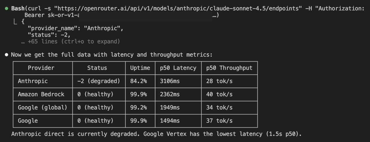 Latency and throughput