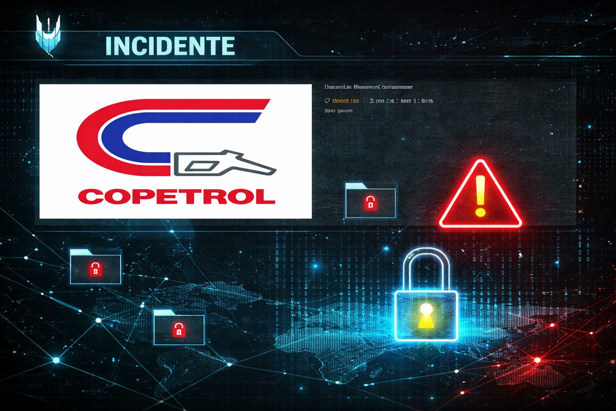 ⚠️ Alerta de seguridad 🇵🇾: se confirma un incidente de ransomware en Copetrol <a href="/Copetrol_Py/">Copetrol</a> , vinculado al grupo Qilin.

Dato clave: hubo actividad previa de infostealers que comprometió a 25 colaboradores (una puerta de entrada frecuente).

Monitoreo continuo y alertas tempranas
