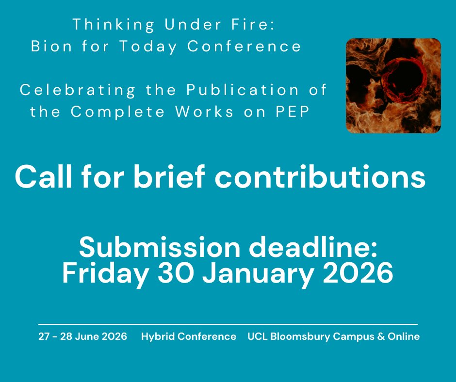 UCL Psychoanalysis Unit tweet media