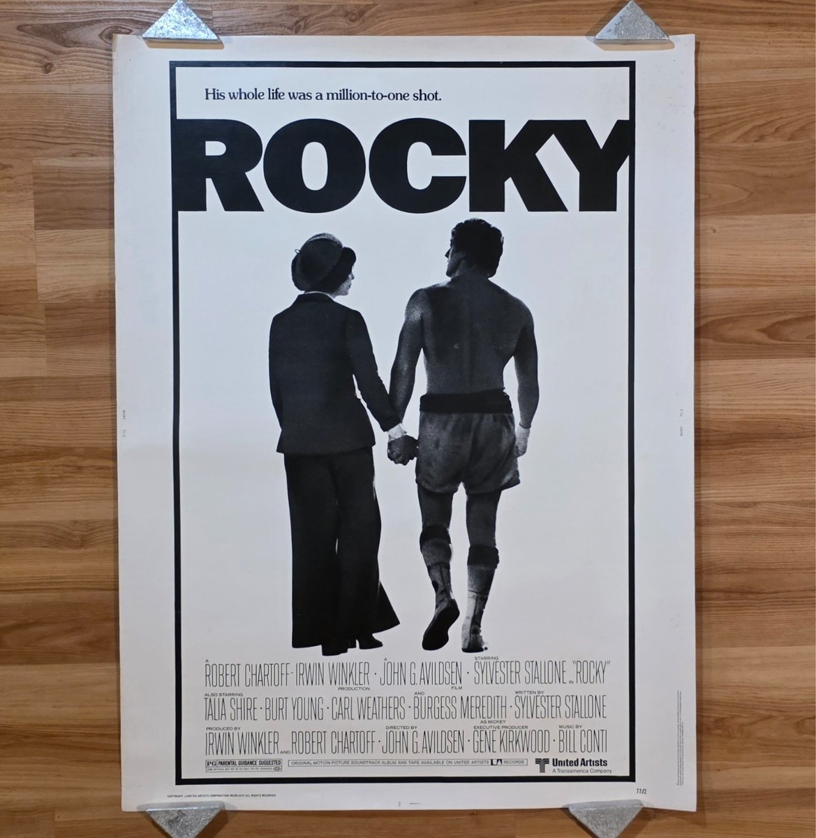 FilmPosterPosts's tweet image. Rocky (1977) Original 30x40" MOVIE POSTER Rolled, Sylvestor Stallone, Burt young

ebay.com/itm/1879615837…

#ad #MoviePoster #FilmPoster #Posters