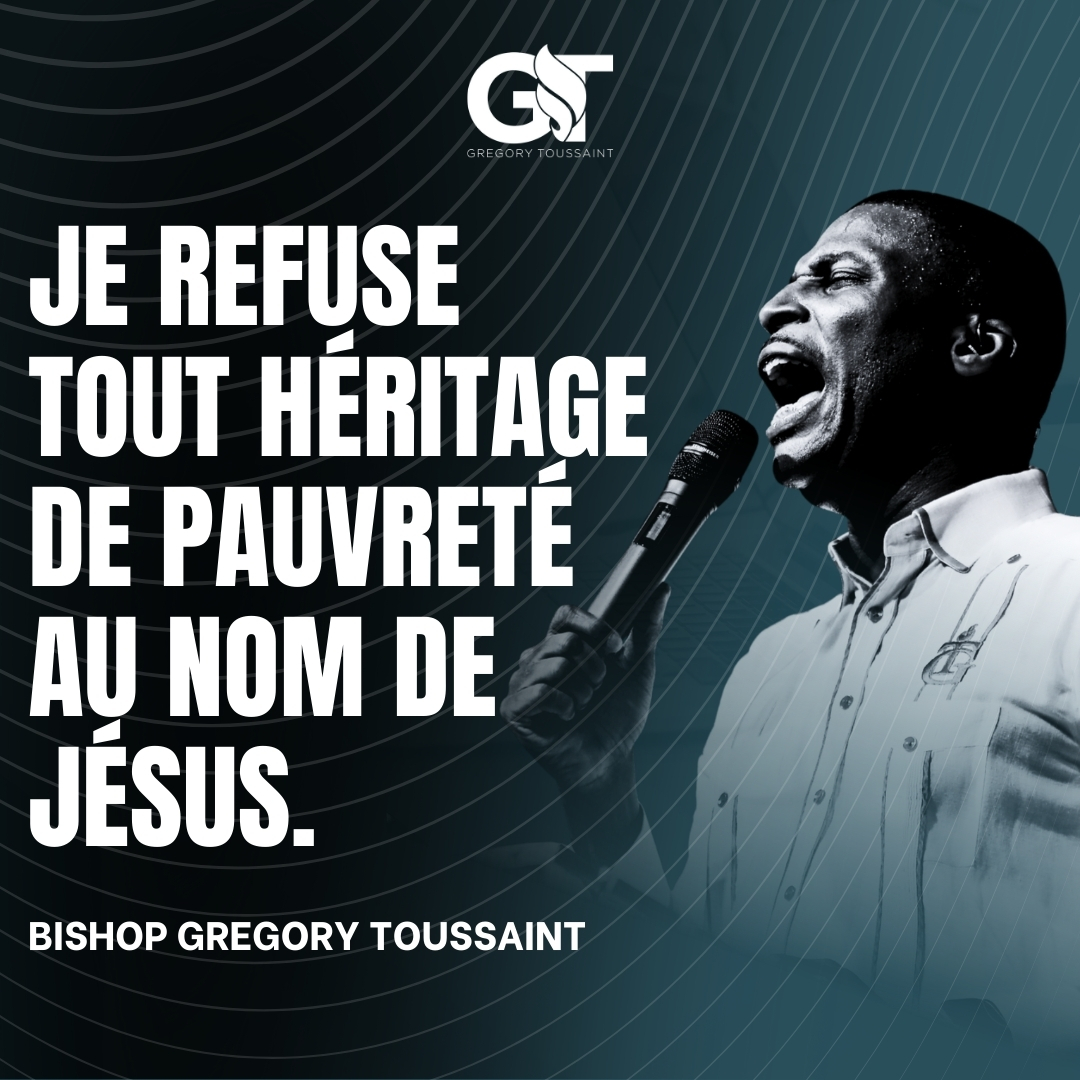 Je déclare toute chaîne de manque et de stagnation soit brisée dans ta vie au nom de Jésus.

#gregorytoussaint #shekinahfm