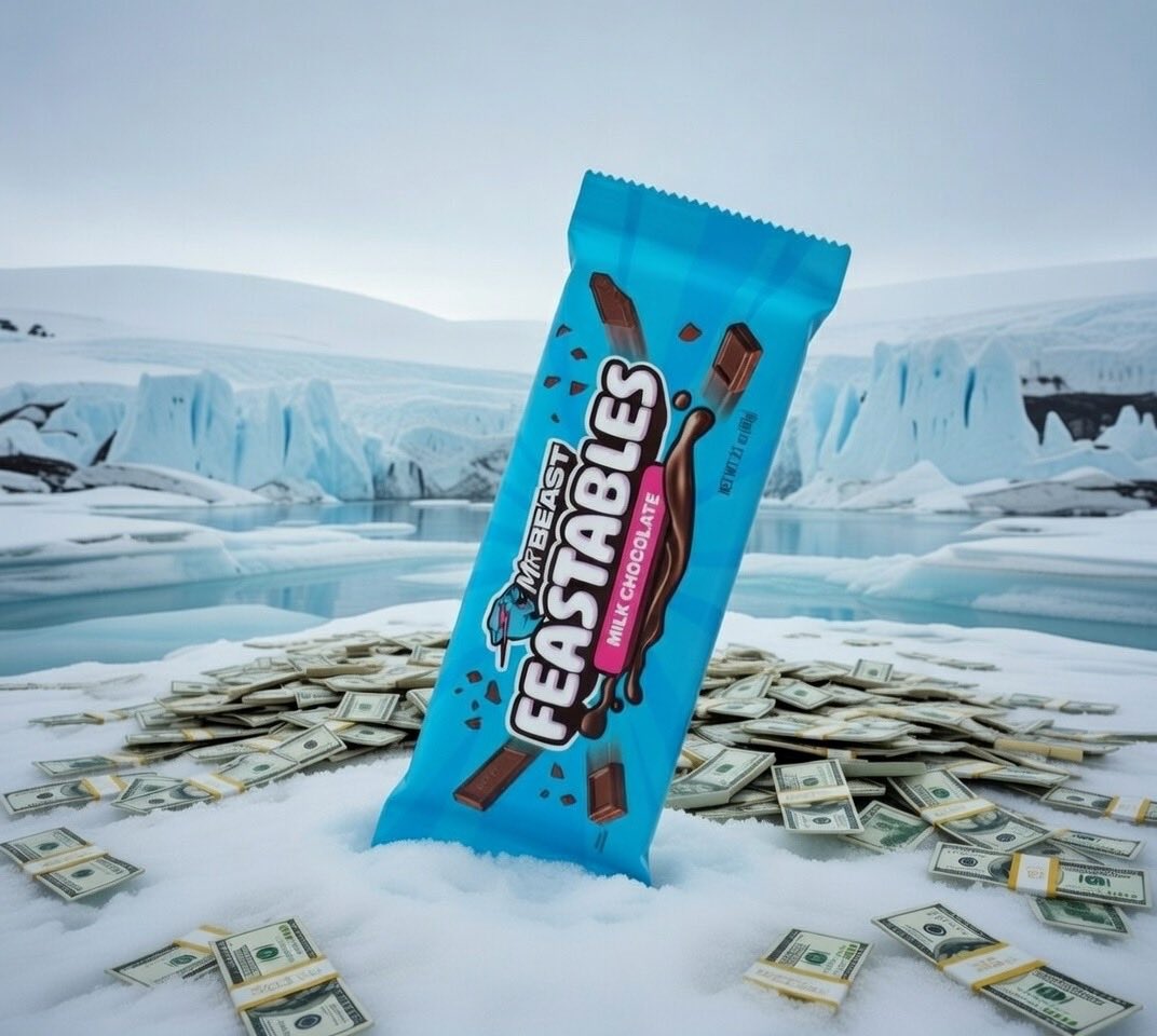 OnlyFun_Humor's tweet image. ⚠️ @MrBeast is stepping up: he'll give **1 free Feastables bar** on top of the $100,000 from the US government  
to every Greenlander who agrees to leave the country.  

Cash + chocolate = the ultimate relocation package!