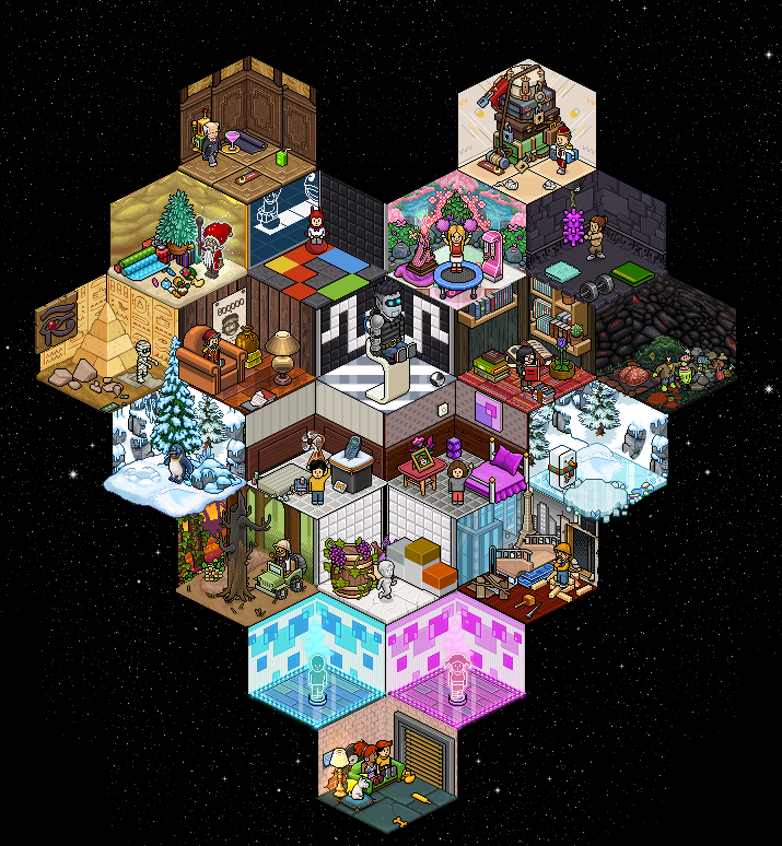 Deactivate_Hab's tweet photo. All Mini Figs have a home now :D (updated the room so there is space for future additions) https://t.co/UyIBIBtHDt

@Habbo #habbo #habbobuild https://t.co/R78WqQJDpm