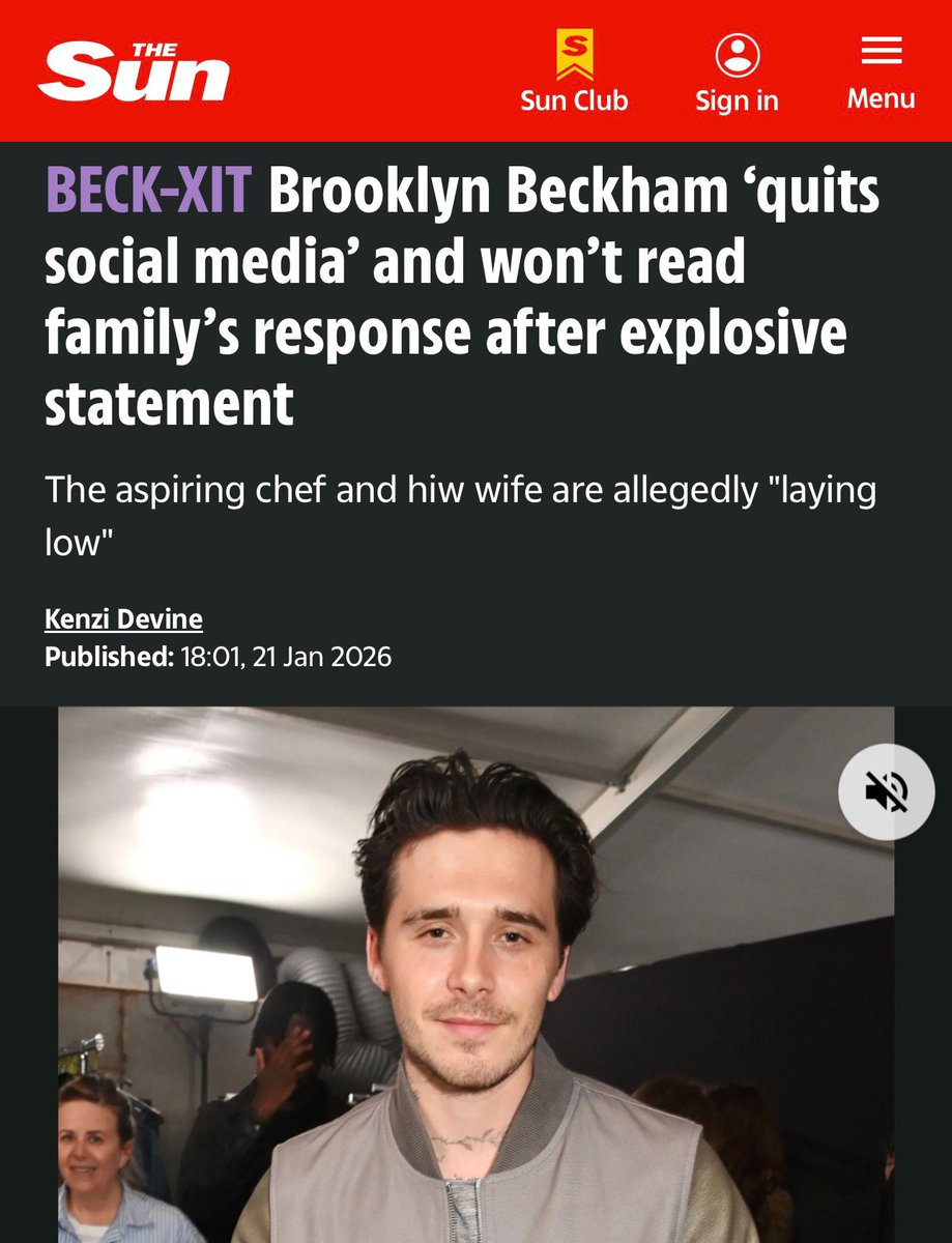 fashionistaera's tweet image. “After sharing the statement to his Instagram Stories, Brooklyn is said to have shut the app and not looked back.”

After creating a sh*t storm, the boy needs to run &amp;amp; hide.

U thought ppl are gonna support ur stupid wedding fake drama, created by ur wife!

Moron award goes to!🙄