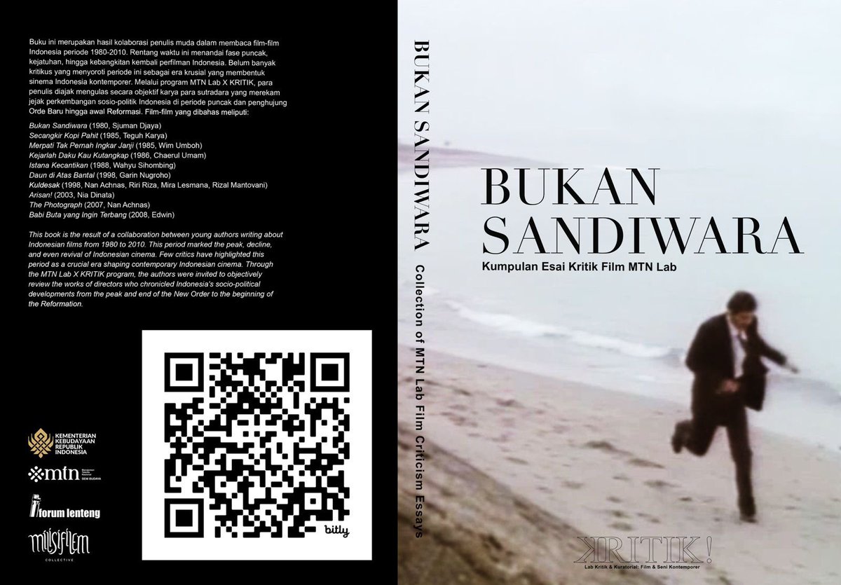 In Memoriam Our Beloved Cinema Comrade and Family
YUKI ADITYA (1980-2026)

BUKAN SANDIWARA 
Kumpulan Esai Kritik Film MTN Lab

Proyek penulisan ini adalah program terakhir yang diinisiasi oleh Yuki Aditya dan kawan-kawan Forum Lenteng sebelum ia meninggal dunia 12 Januari 2026.
