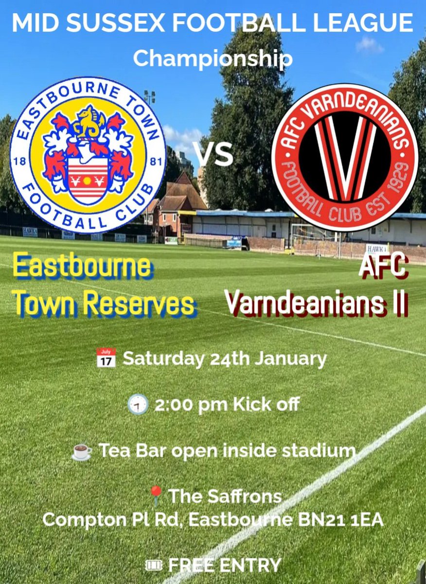 Eastbourne Town Reserves tweet media