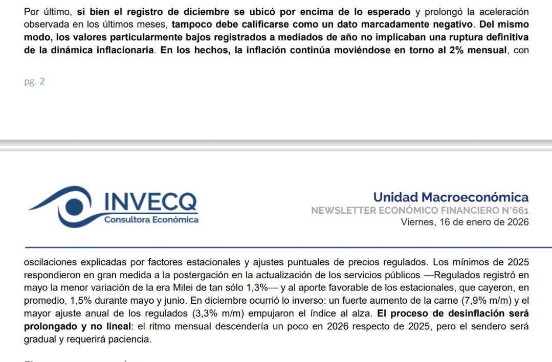 Mili_Gis's tweet image. El gráfico del BCRA @vladiwerning muestra claramente lo q dijimos en el último informe de @invecq Ni el dato de diciembre fue tan malo como pareció, ni el de mayo tan bueno. La infla hace meses en torno al 2% m/m