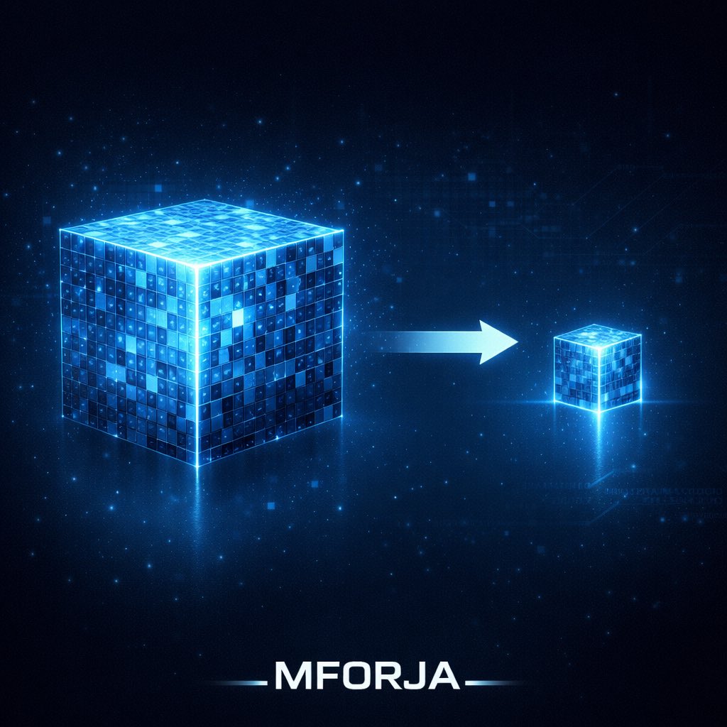 MForjaTech's tweet image. At MFORJA, we’re focused on one thing:
Making data dramatically more efficient.

While most solutions still rely on traditional compression and local optimizations, we’re building a system that understands data at a deeper level — allowing us to reduce storage, bandwidth, and…