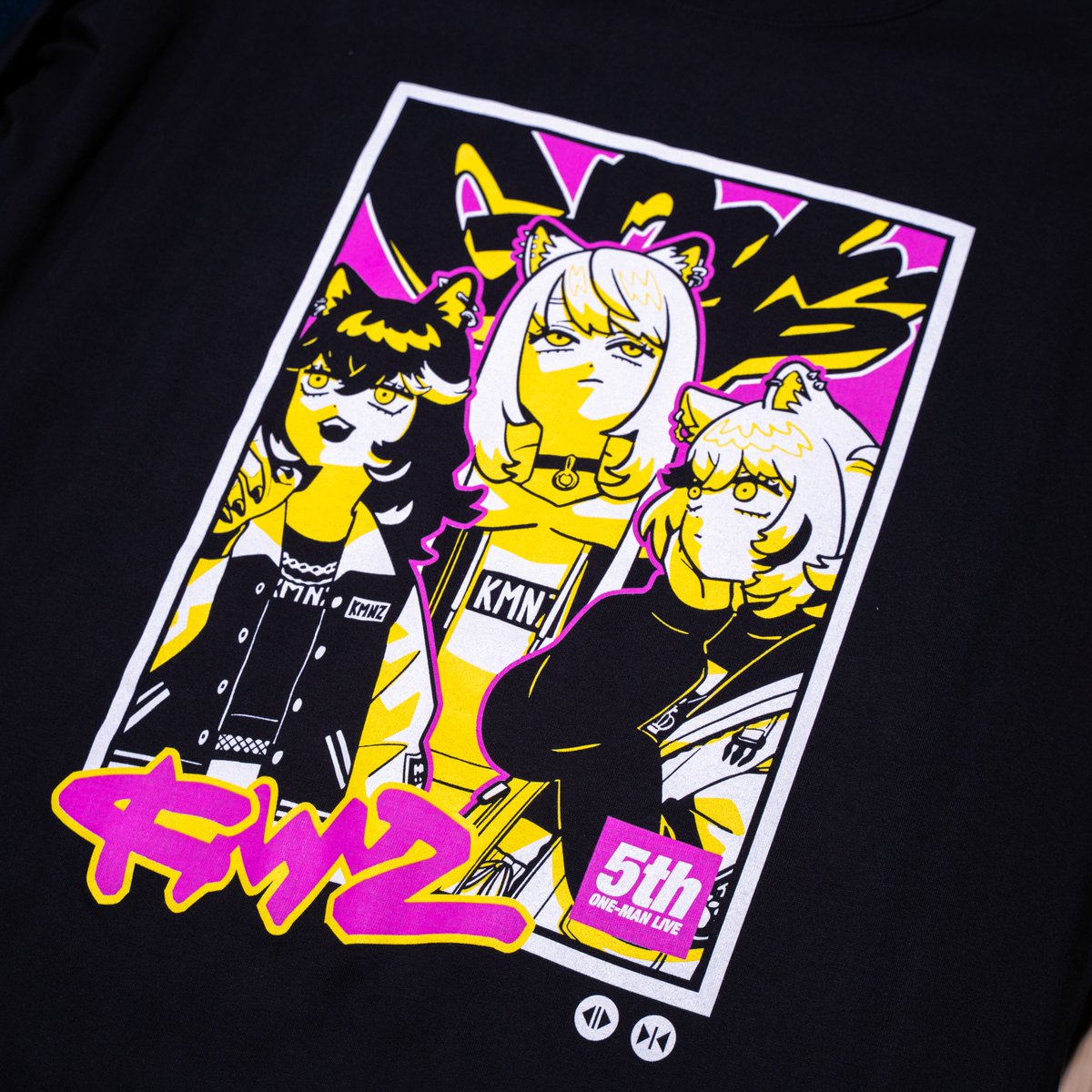 KMNZ 5th ONE-MAN LIVE GOIN'UP OFFICIAL GOODS 👕KMN T（Black