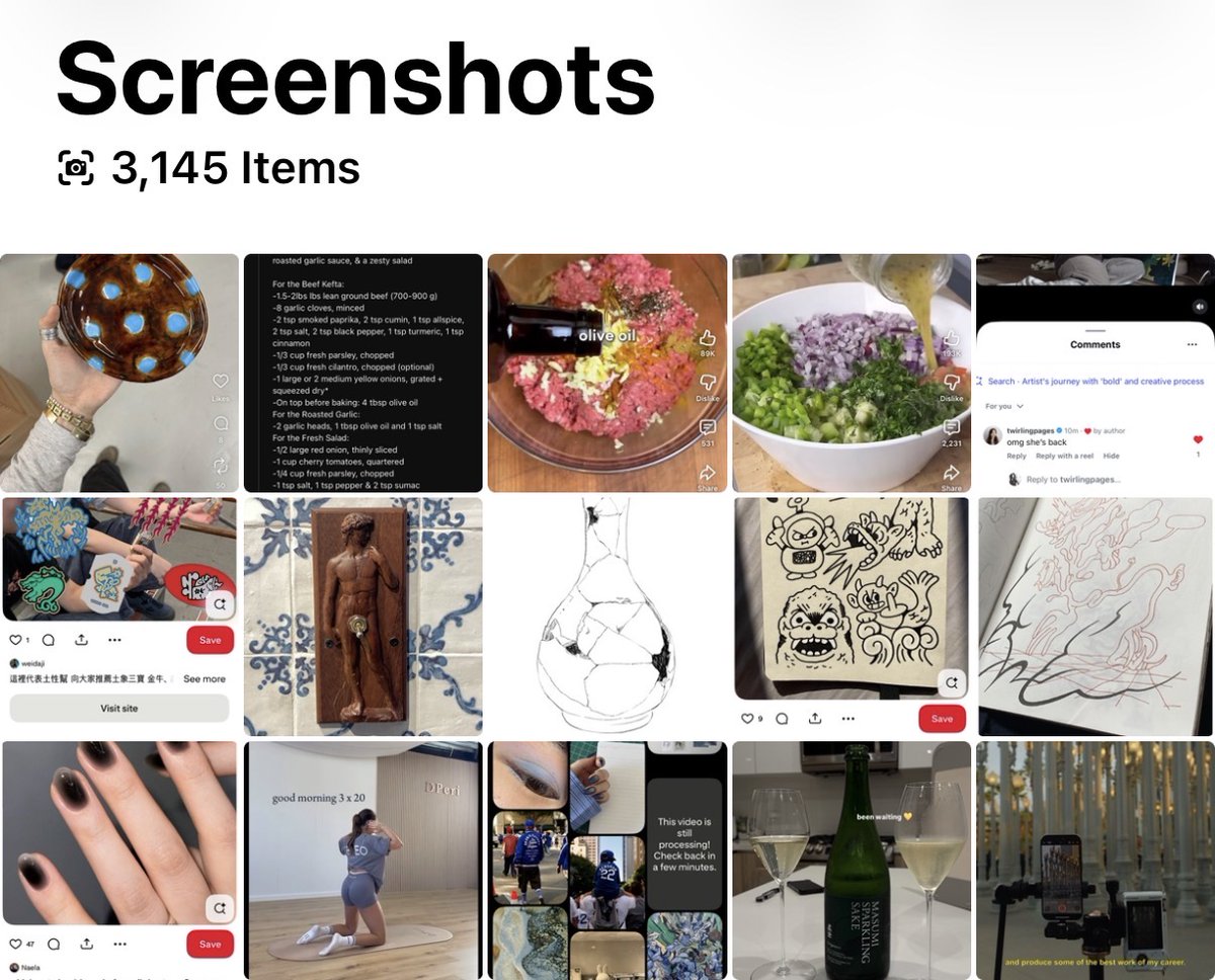 some call it hoarding - i call it saving inspiration for later 😚