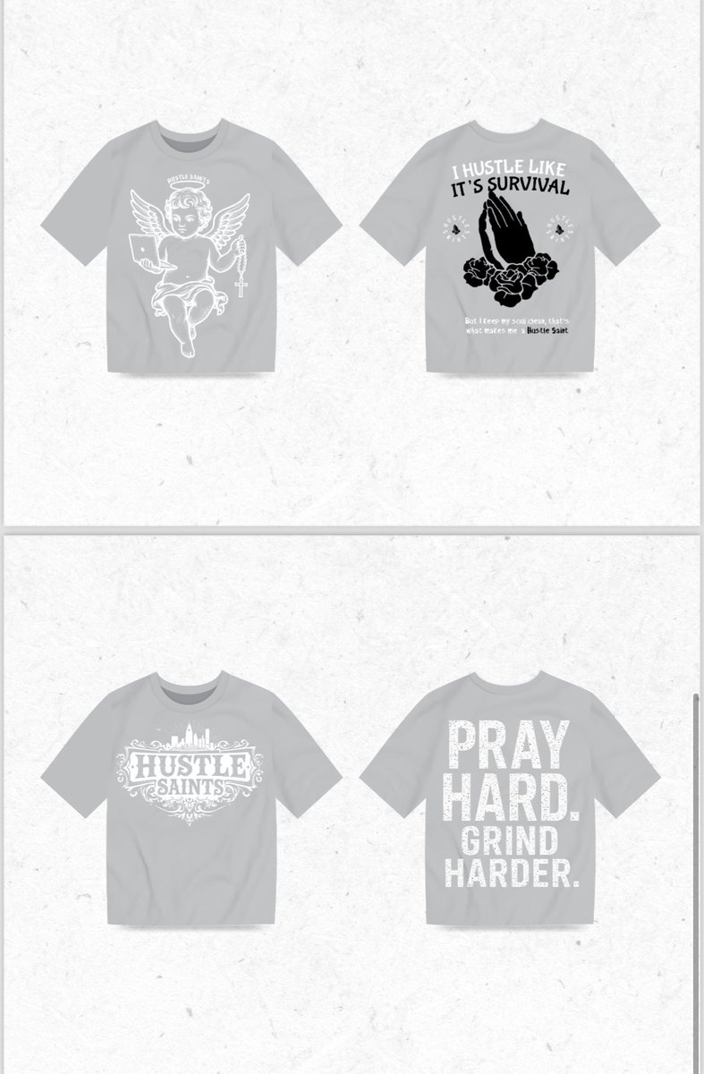 BIGDEE65611's tweet photo. Hustle Saints Where the Street Meets the Sacred

Hustle Saints was born from the belief that greatness comes from two places the grind and the grace. Our brand represents the people who hustle hard, chase purpose, and still carry God in their hearts every step of the way https://t.co/IvlMCeBDK8