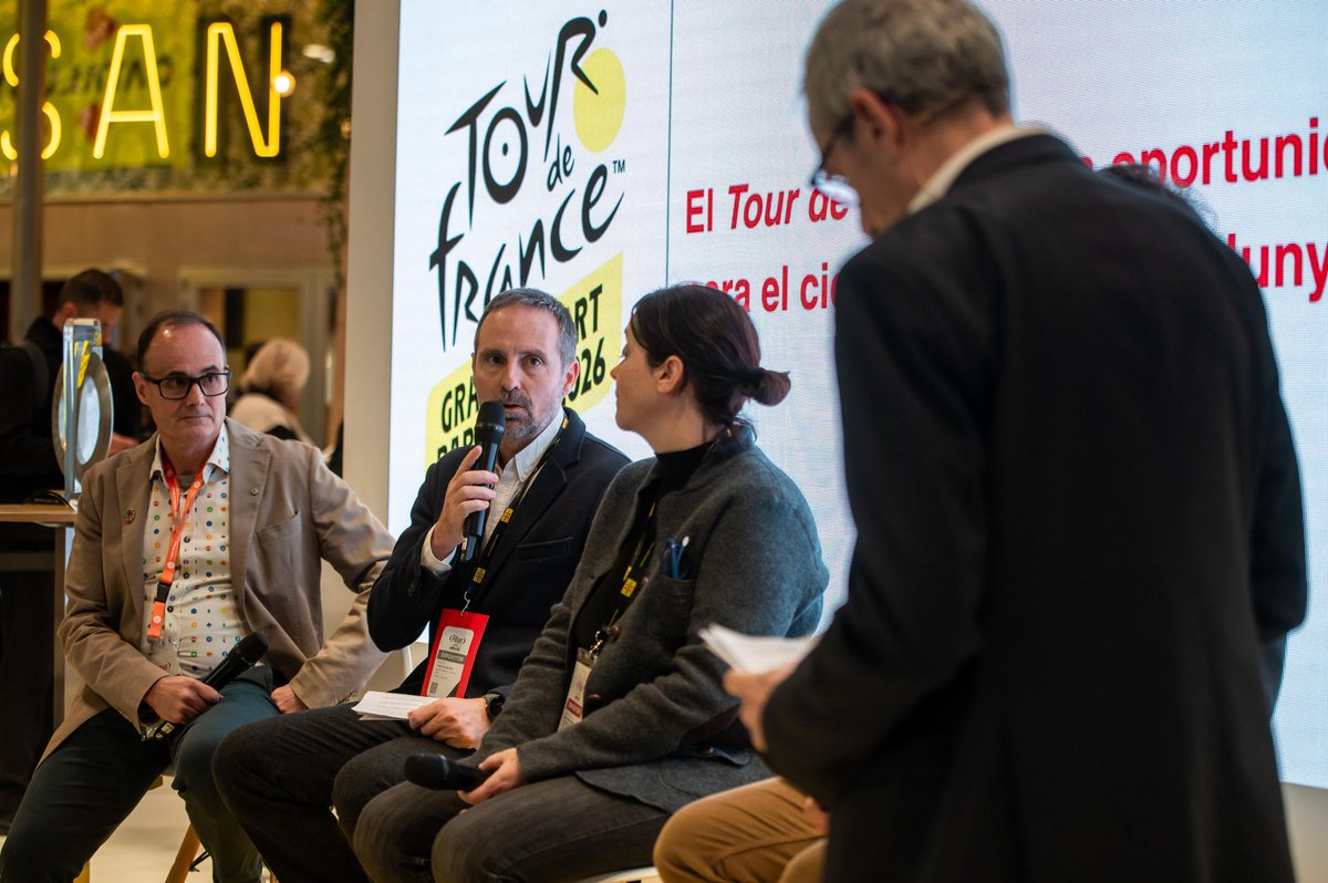 Dipta_cat's tweet image. Seguim amb les reunions i presentacions a FITUR per promocionar la Costa Daurada i les Terres de l'Ebre. Aquest matí, el Patronat de Turisme de la @Dipta_cat participa en la presentació del Tour de França.